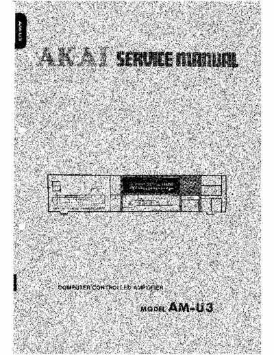 Akai AMU3 integrated amplifier