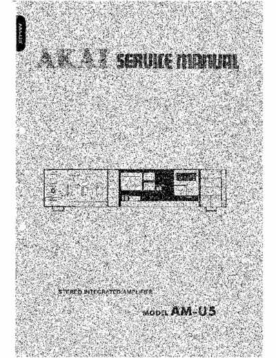 Akai AMU5 integrated amplifier