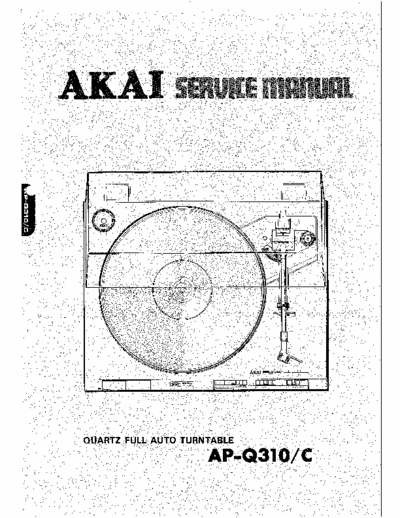 Akai APQ310 phono