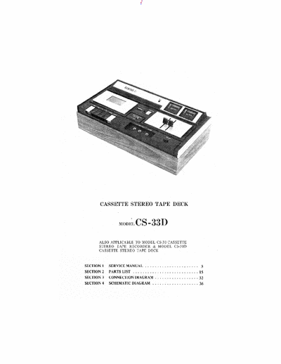 Akai CS33 cassette deck