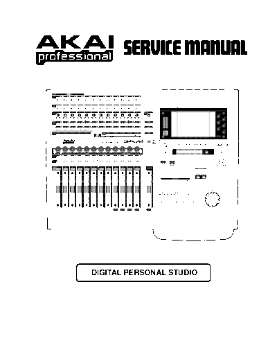 Akai DPS24 audio mixer (digital personal studio)