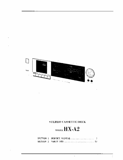 Akai HXA2 cassette deck