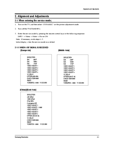 SAMSUNG SP43T8HL S.M.