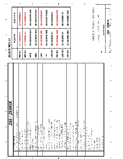 Fujitsu Siemens Amilo A1640 Uniwill 255/259KIX Schematic Diagram Rev. 01