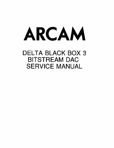 Arcam BlackBox3 digital audio converter