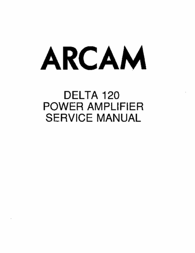 Arcam Delta120 & 120.2 power amplifier