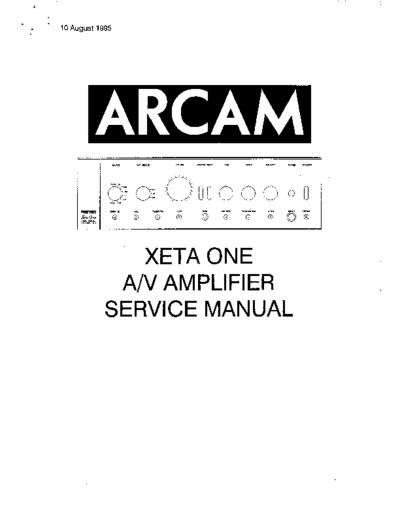 Arcam (Cambridge) Xeta1 integrated amplifier