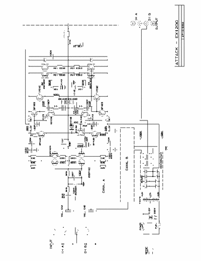 Attack EX1200 power amplifier