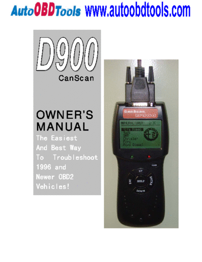d900 Auto Scan tool d900 Auto Scam tool d900 can be used to check your car for faults stored in  the memory. It can also read live
data as the engine is running.
