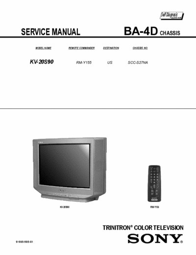 SONY BA-4D Sony BA-4D SERVICE MODE