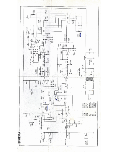 BST MCE550 instruction manual and schematic ( french) of electronic echo chamber MCE550