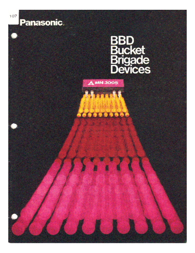 panasonic MN3000 introduction for the MN3000 serie ob BBD circuits