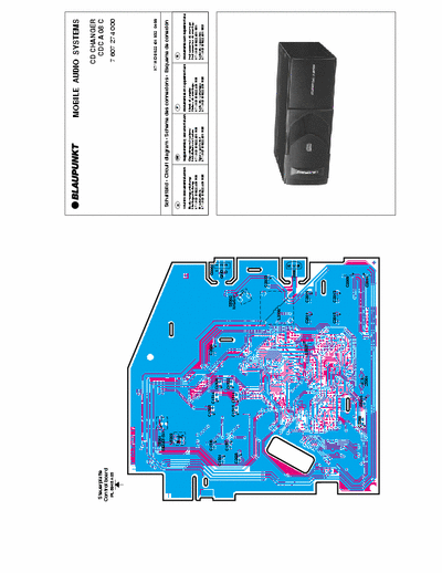 Blaupunkt CDC A 08 C MOBILE AUDIO SYSTEMS
CD CHANGER
CDC A 08 C