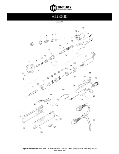 HIOS Mountz BL5000 Maintenance Manual