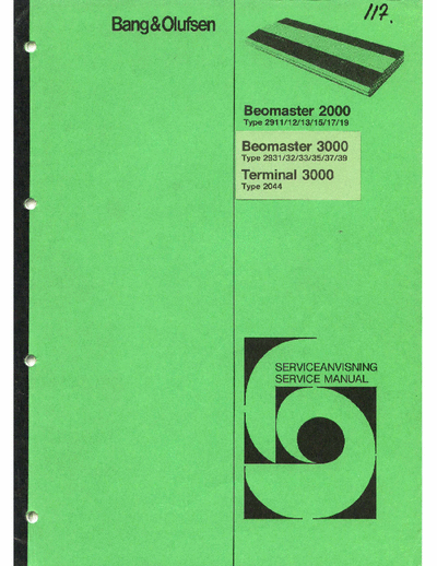 Bang&Olufsen Beomaster2000 & 3000 receiver
