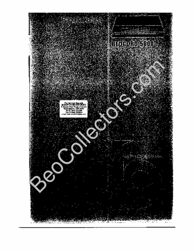 Bang&Olufsen Beocord5000 (4715) cassette deck