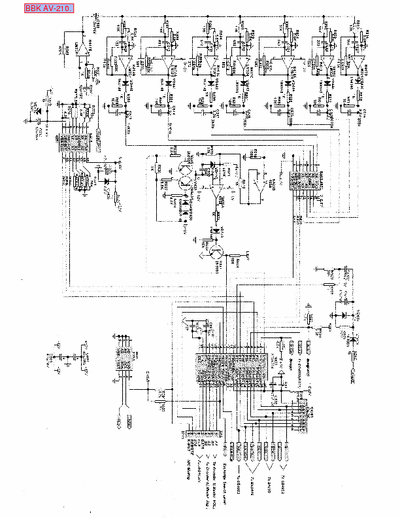 BBK AV210 integrated amplifier