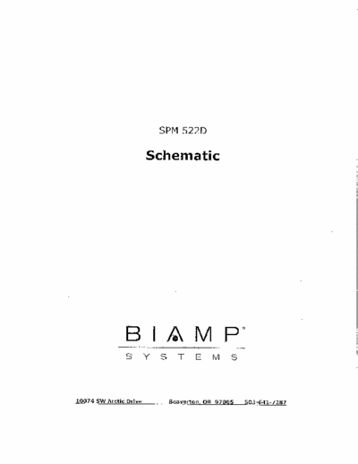 Biamp SPM522d mixer