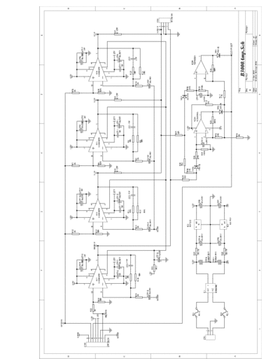 Biema B3000 Schematic for the power amplifier Biema B3000.