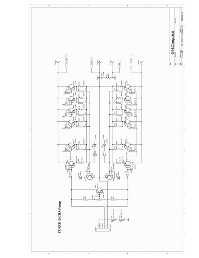 Biema G61i Schematic for the power amplifier Biema G61i.