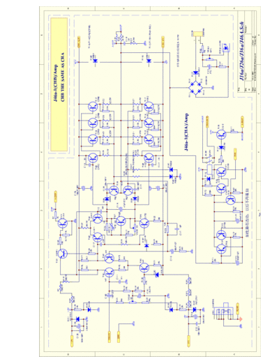 Biema J16a, J26a, J36a, J46a Schematic for the power amplifiers Biema J16a, Biema J26a, Biema J36a, Biema J46a.