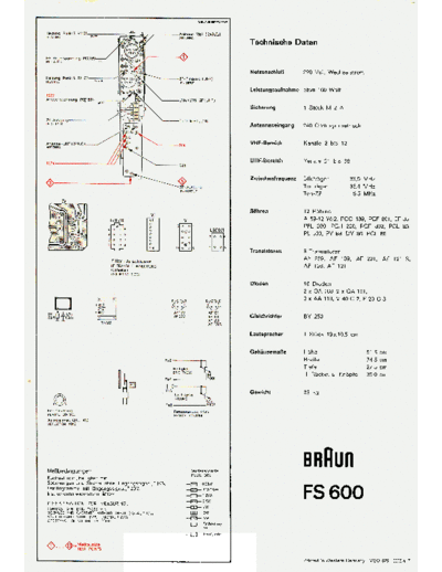 Braun FS 600 service manual