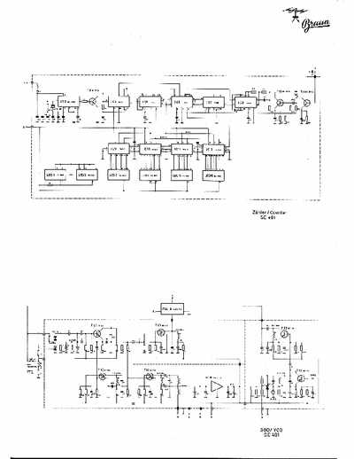 Braun SE-401 Electrical Diagram / Diagrama eléctrico