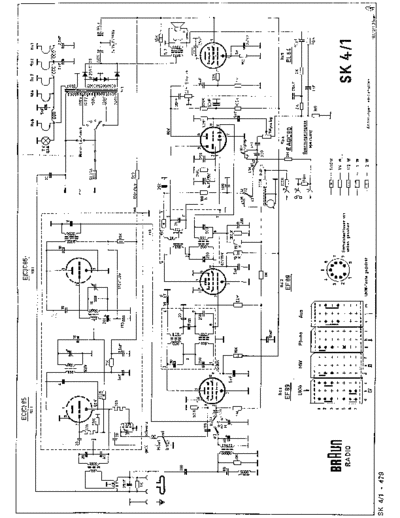 Braun SK 4/1 service manual