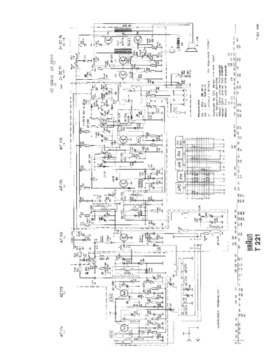 Braun T 221 schematic