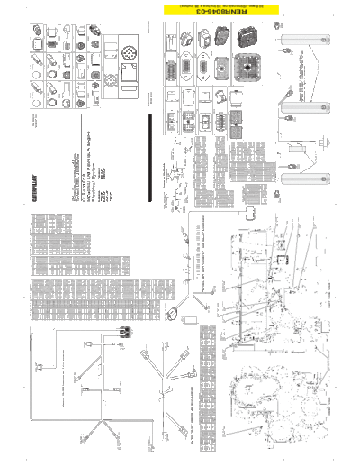Caterpillar C15 - C18 Engine Electrical diagram for Engine controller Caterpillar C15 - C18 models