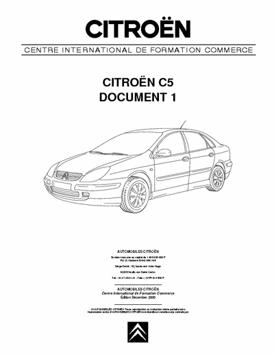 Citroen C5 Technical Training C5