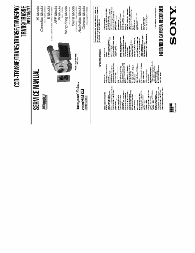 SONY CCD-TRV89E_X CCD-TRV89E_X service manual