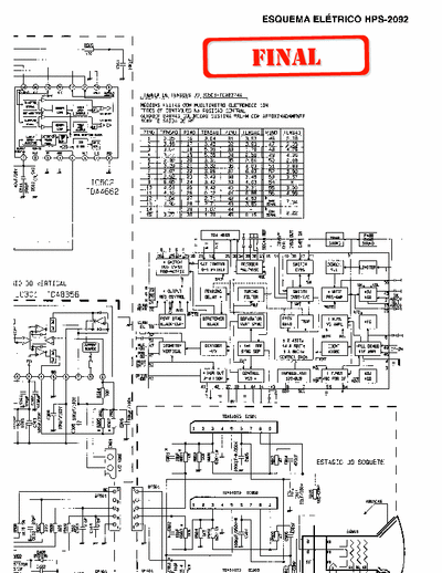 CCE HPS 2091 CIRCUIT DIAGRAM