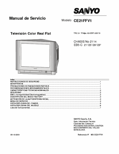 sanyo ce29ffv1-f circuit diagram