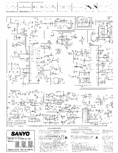 Sanyo CE2xGN1 GS1 Schematic