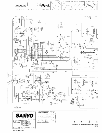 Sanyo cep1497e TV Sanyo CEP1497E