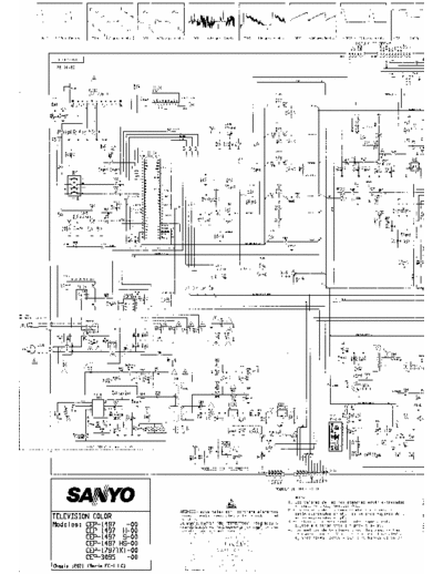 Sanyo CEP1497 CEP1797TXT CEP3095 Chassis EC1 Sanyo CEP1497 CEP1797TXT CEP3095 Chassis EC1 Sanyo CEP1497 CEP1797TXT CEP3095 Chassis EC1