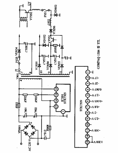 COMPAQ 1504 COMPAQ-1504 schematic