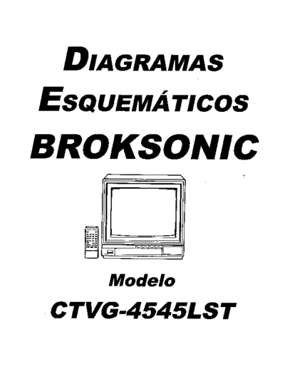 BROKSONIC CTVG4545LST fuente STR451