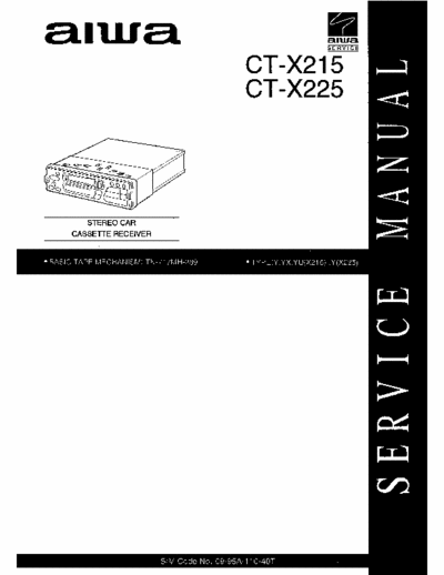 AIWA CT-X215 CT-X215  CT-X225