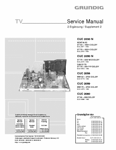 grundig CUC-2030N CUC-2030N schematics