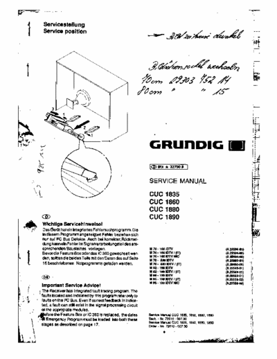 Grundig CUC1860 CUC1860