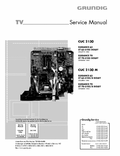 grundig st70- 713/8 cuc 2130 please send schematic