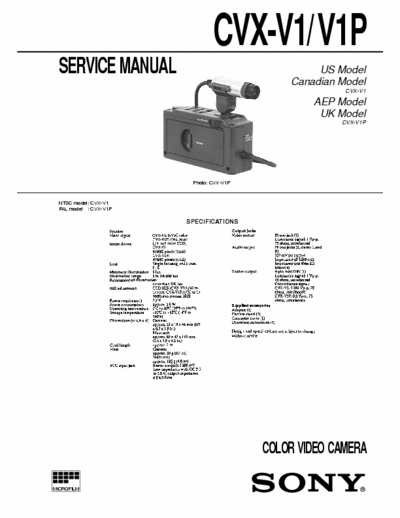 SONY CCD-TRV89E_X CCD-TRV89E_X service manual