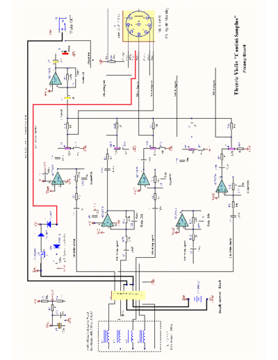 Cantini Sonplus Electric Violin 
(preamp schematic)