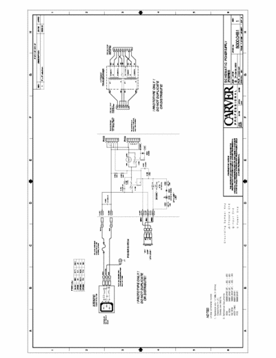 Carver ZR series power amplifier