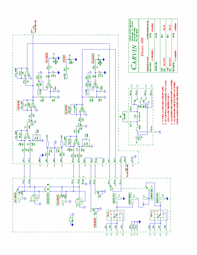 Carvin Clasic100 pre-amp
