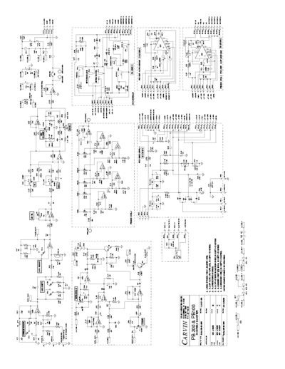 Carvin PB100 & 200 bassguitar amplifier