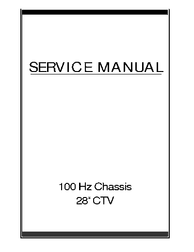   Service Manual, no schematics, with SDA5250, 
TDA4470, TDA9151, TDA8351, TDA9875A, TDA2616, TDA4605-3