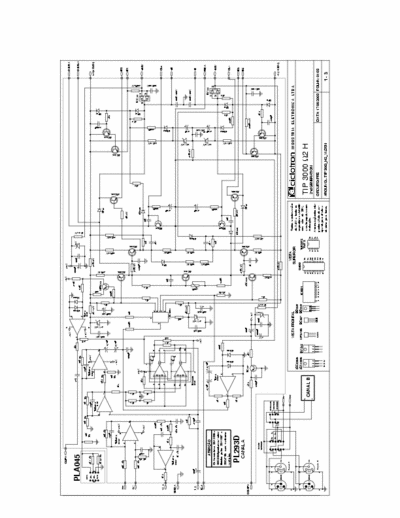 Ciclotron TIP3000 pwr amp TIP3000 pwr amp